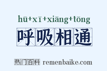 呼吸相通是什么意思的图片
